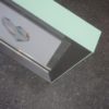 Cadre photo 15x10 mat vert/argent