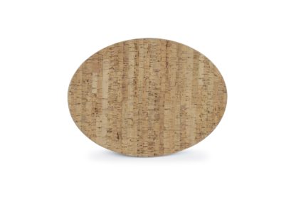 Plat décoratif oval couche bois