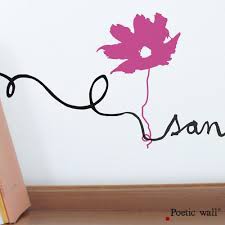 Charmette - la fleur, Poetic wall®-1