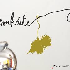 Charmette - plume, Poetic wall®-1