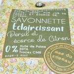 Savonnette Eclaircissant, Persil et écorce de Citron, 80g, mas du roseau®-4