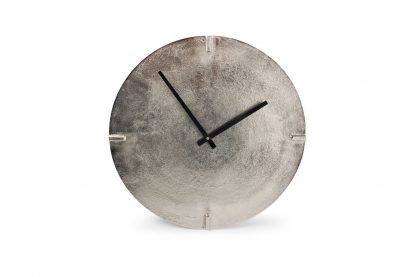 Horloge murale métal argentée, 38cm,, S&P®-1