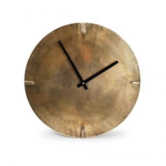 Horloge murale métal couleur cuivre, 38cm, S&P®-1