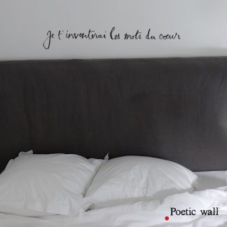 Les mots du coeur, Poetic wall®-1