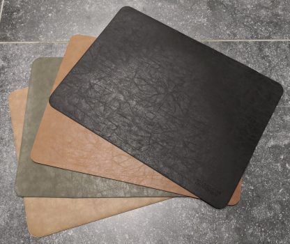Set de table imitation cuir, Truman, noisette, ziczac®-2