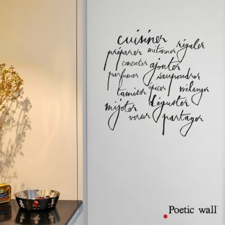 Cuisiner, Poetic wall®-1