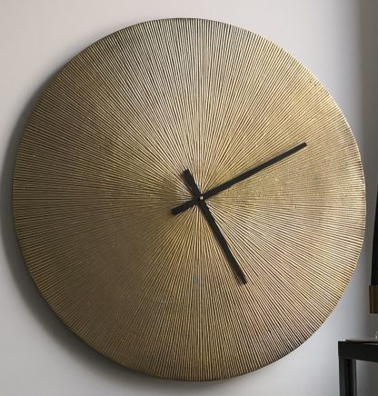 Horloge murale métal couleur cuivre, 58cm, S&P®-3