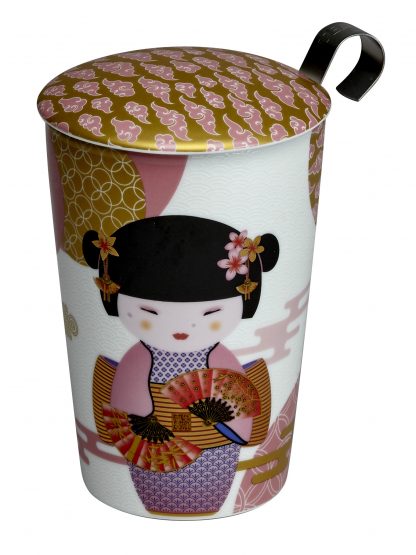 Mug Teaeve 'little geisha' rose by Eigenart®-1