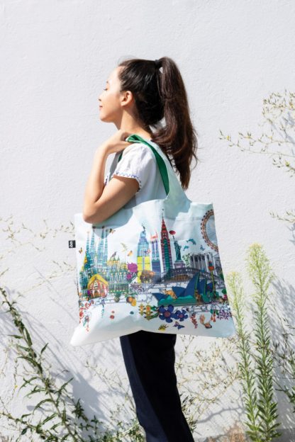 Sac de course 'World skyline' by LOQI®-4