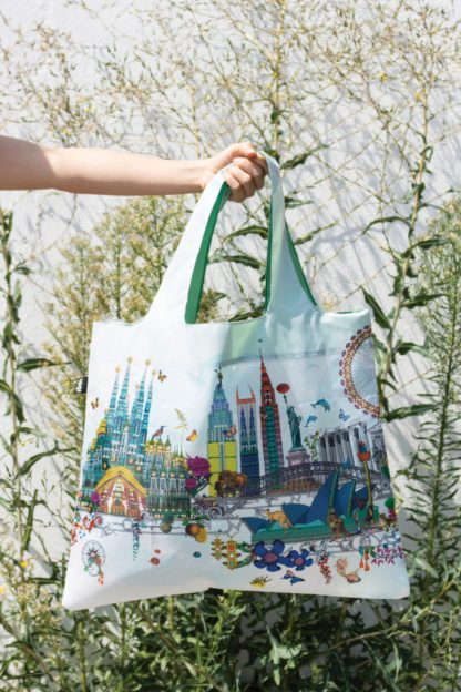 Sac de course 'World skyline' by LOQI®-1