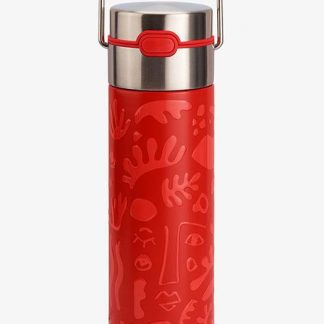 Leeza OPERA RED, gourde thermo avec infuseur thé, Eigenart®-1