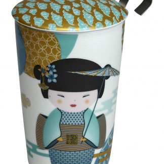 Mug Teaeve 'little geisha' pétrole by EigEnart®-1