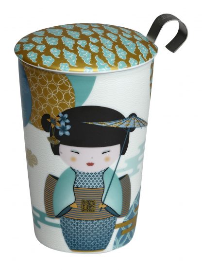 Mug Teaeve 'little geisha' pétrole by EigEnart®-1