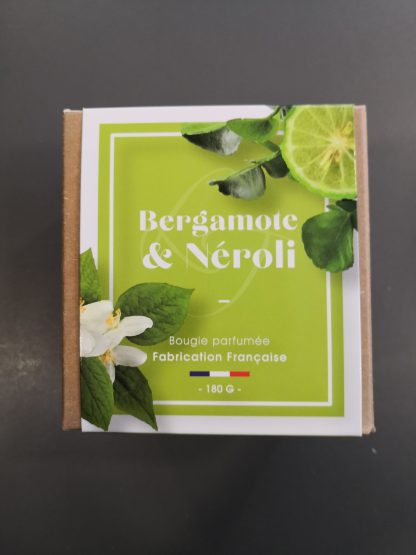 Bougie DUO 'Bergamote & Néroli, 180g, Les lumières du Temps®-2