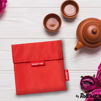 Snack'n'Go, ACTIVE red, Sac à sandwish, Roll'eat®-3