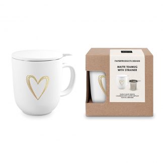 Mug avec infuseur "Gold heart", PPD®-1