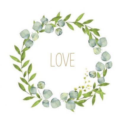 Serviette en papier "Love wreath", PPd®-1