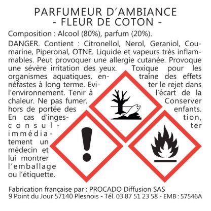 Parfumeur "Quadra", Fleur de coton, Les lumières du Temps®-3