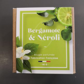 Bougie DUO 'Bergamote & Néroli, 180g, Les lumières du Temps®-1