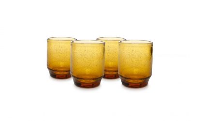 4 verres empilables ambres, Drip, S&P®-1