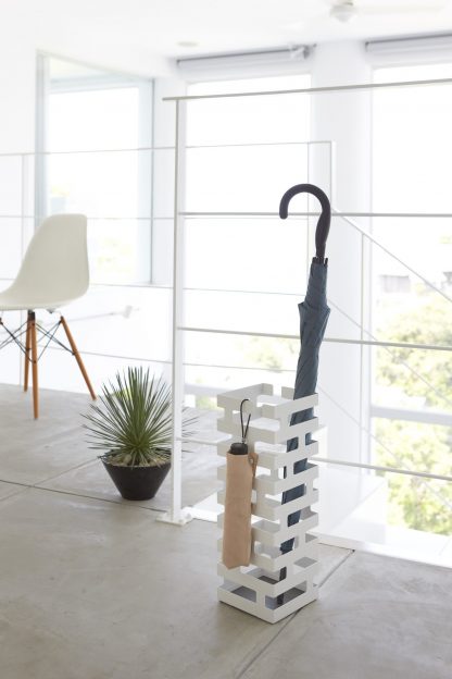 Porte parapluie - Brick - blanc, YAMAZAKI®-3