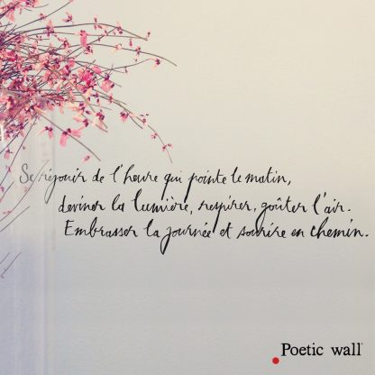 Sourire en chemin, Poetic Wall®-1