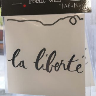 Charmette - La liberté, Poetic wall®-1