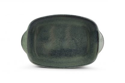 'Meridian', plat à four 39/33x25,5xH8,5cm, vert/bleu, S&P®-3