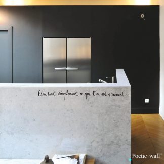 Etre tout simplement, Poetic Wall®-1