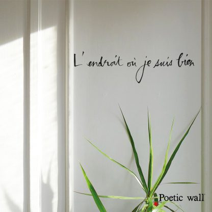 L'endroit (blanc), Poetic wall®-1