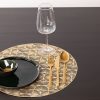 Set de table "CAPELINNI" gingko or, Ø 38 cm, ziczac®-3