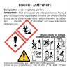 Bougie 'Améthyste', 180g, Les lumières du Temps®-3