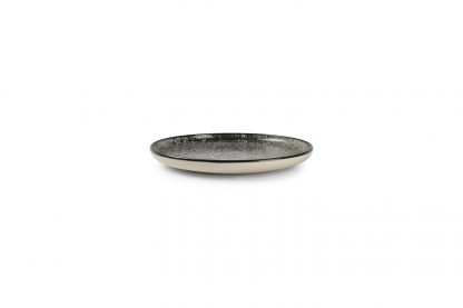 Black Gravel, assiette plate 20cm, ONA®-2