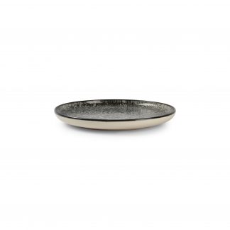 Black Gravel, assiette plate 27cm, ONA®-1