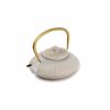 Théière en fonte 50cl, beige & or, S&P®-2