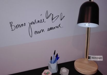 Bonne journée mon amour, Poetic wall®-1