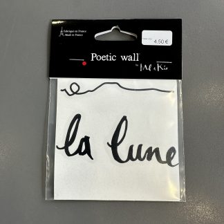 Charmette - la lune, Poetic wall®-1
