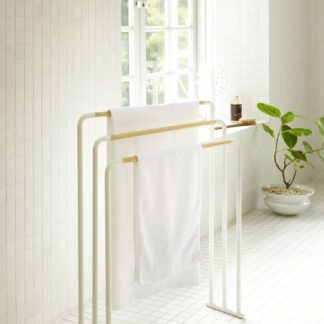 Porte-essuie blanc, Plain, Yamazaki®-4