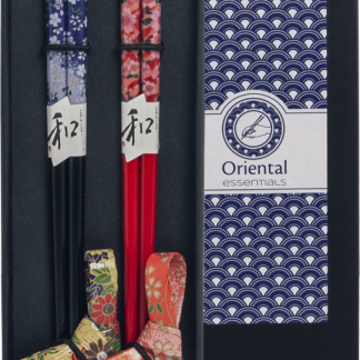 Baguettes japonaises set/2 + supports "Flower theme", EDO®-1