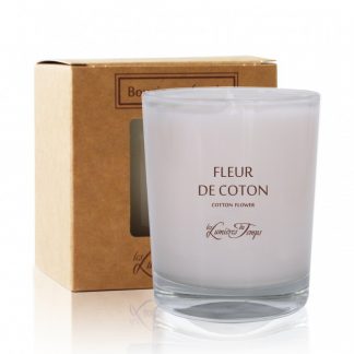 Bougie 'Fleur de Coton', 180g, Les lumières du Temps®-1