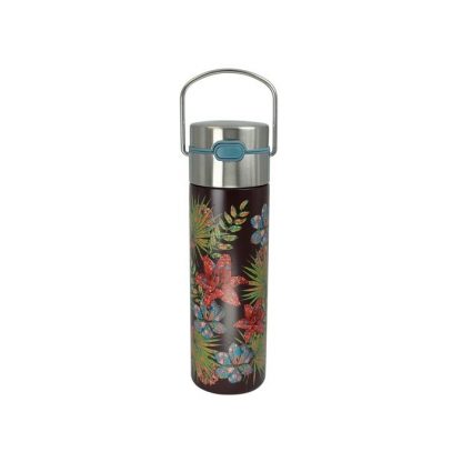 Leeza Rustic Flower, gourde thermo avec infuseur thé, Eigenart®-3