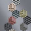 Sous plat Triangles, Nordic sky, ZONE®-2