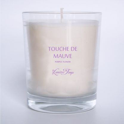 Bougie 'Touche de mauve', 180g, Les lumières du Temps®-1