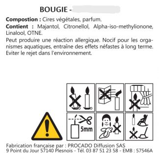 Recharge bougie 180g, bois de cèdre épicé, Les lumières du Temps®-1