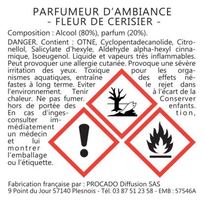 Parfumeur "Quadra", Fleur de cerisier, Les lumières du Temps®-3