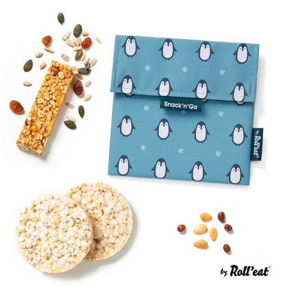 Snack'n'Go, ANIMALS Pinguin, Sac à sandwish, Roll'eat®-3
