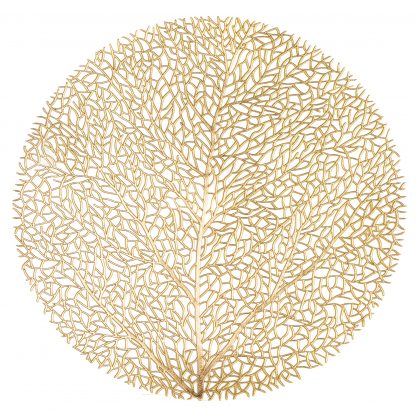 Set de table "CAPELINNI" arbre or, Ø 38 cm, ziczac®-2
