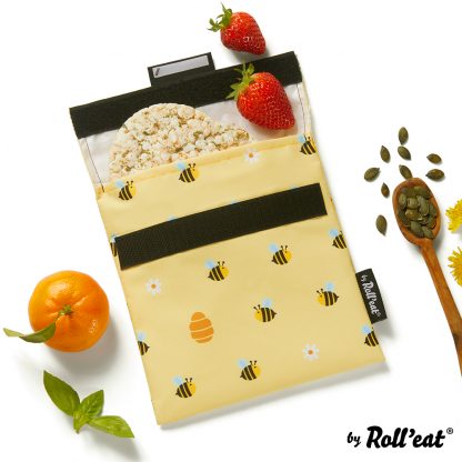 Snack'n'Go, ANIMALS Bee, Sac à sandwiSh, Roll'eat®-3