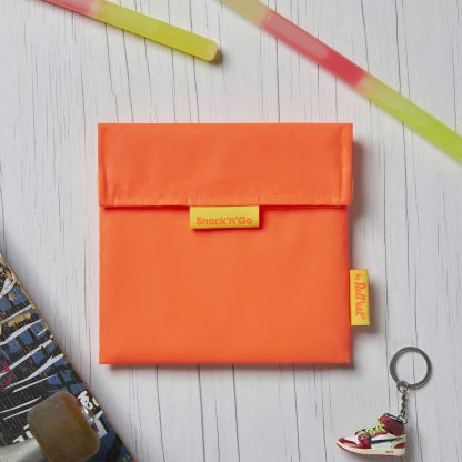 Snack'n'Go, Fluo orange, Sac à sandwish, Roll'eat®-2