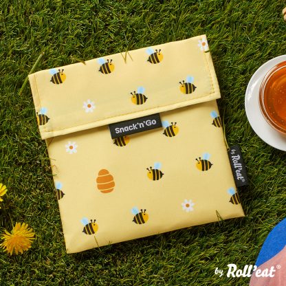 Snack'n'Go, ANIMALS Bee, Sac à sandwiSh, Roll'eat®-2